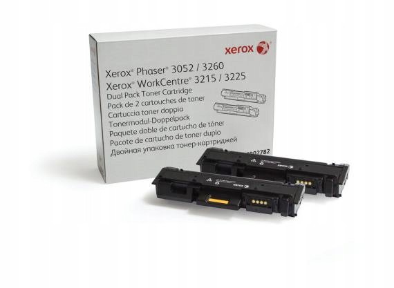Xerox Toner Black Phaser 3260/ Wc 3225 2-pack (6K)