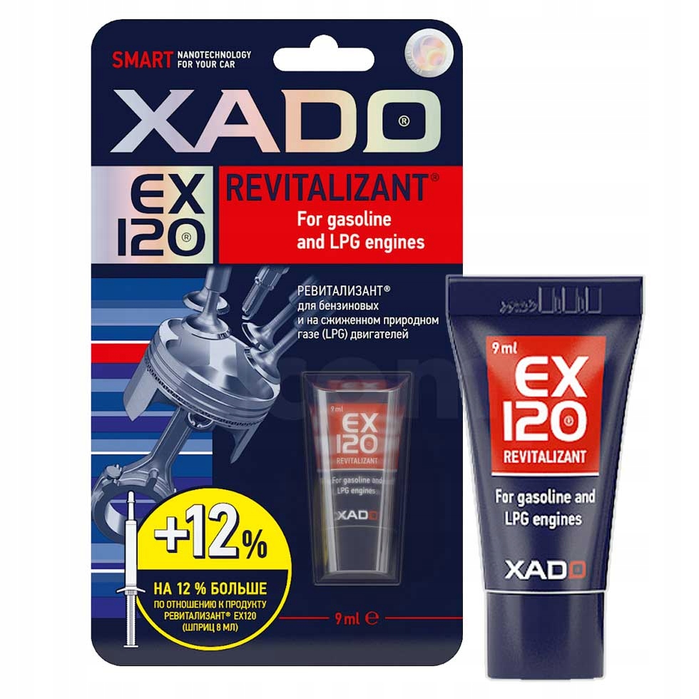 

Xado EX120 rewitalizant silnik benzyna/LPG