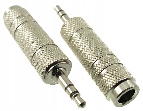 

Przejście Gniazdo Jack 6,3mm -wtyk Jack 3,5mm 3446