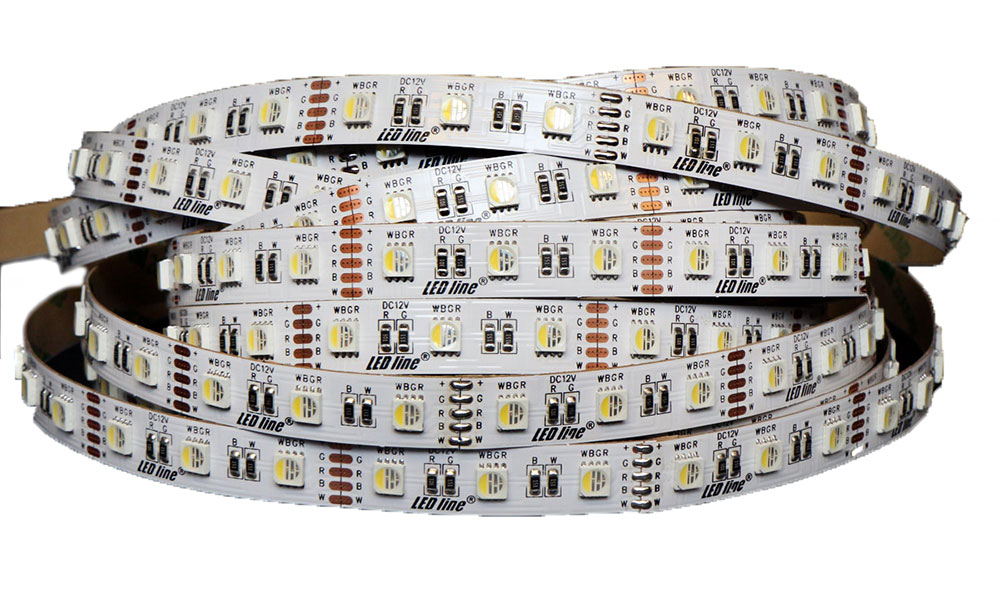 Taśma LED 12V IP65 w silikonie 96W RGBW+biały 5m