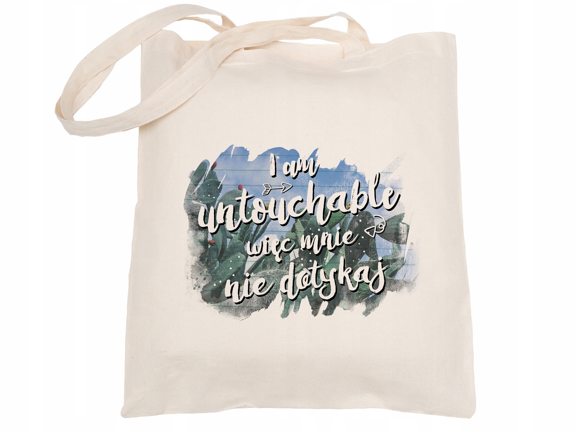 

Torba damska bawełniana ekologiczna - Nietykalna !
