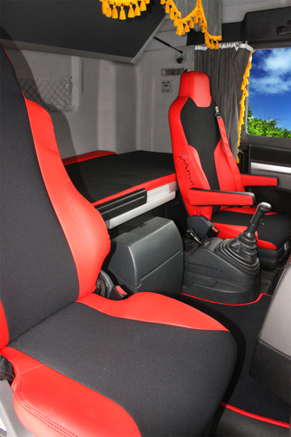 POKROWCE SIEDZEŃ TIR LKW @ MAN TGX@ SKAJ ECO SKÓRA Rodzaj Dedykowane