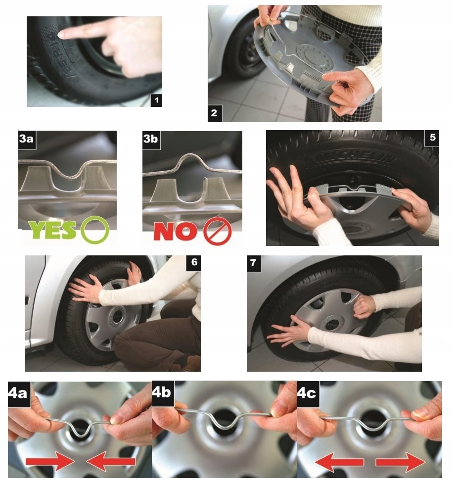 KOLPAKI 15 CALI do OPEL RENAULT FORD VW CITROEN Brand none