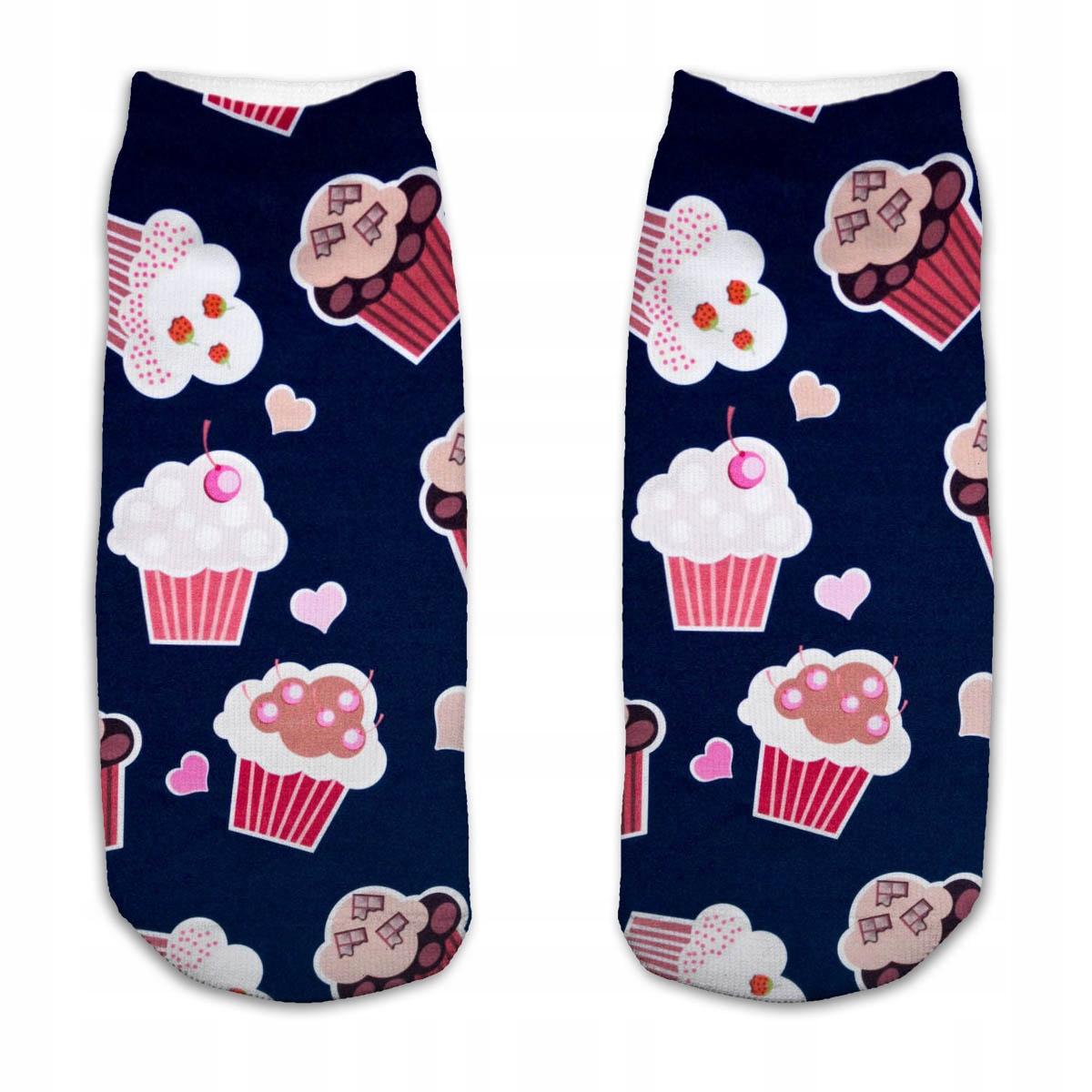 

Skarpetki Stopki Fullprint 3D Ciastka Muffinki