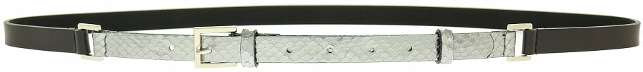 

Pasek wąż krokodyl panterka Animal Print skóra