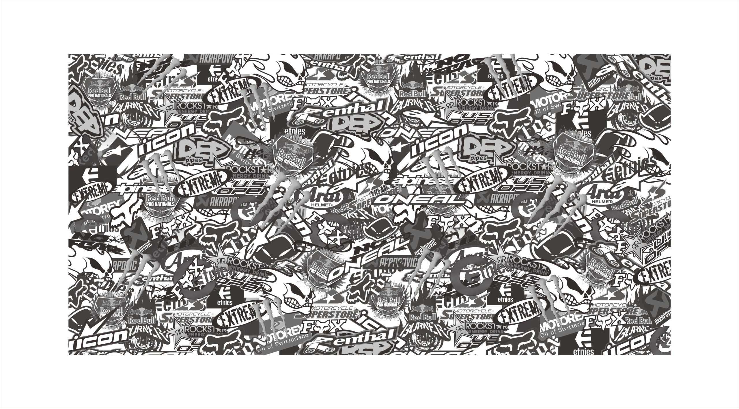 

Stickerbomb Sticker Bomb 100x50 naklejka