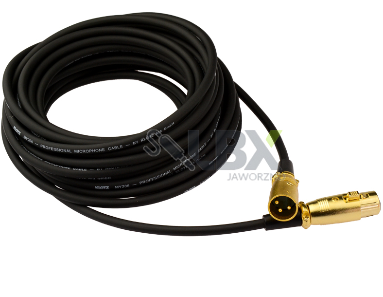 Кабель XLR male - female кабель Canon Klotz 0,5 м код производителя XLR male-female