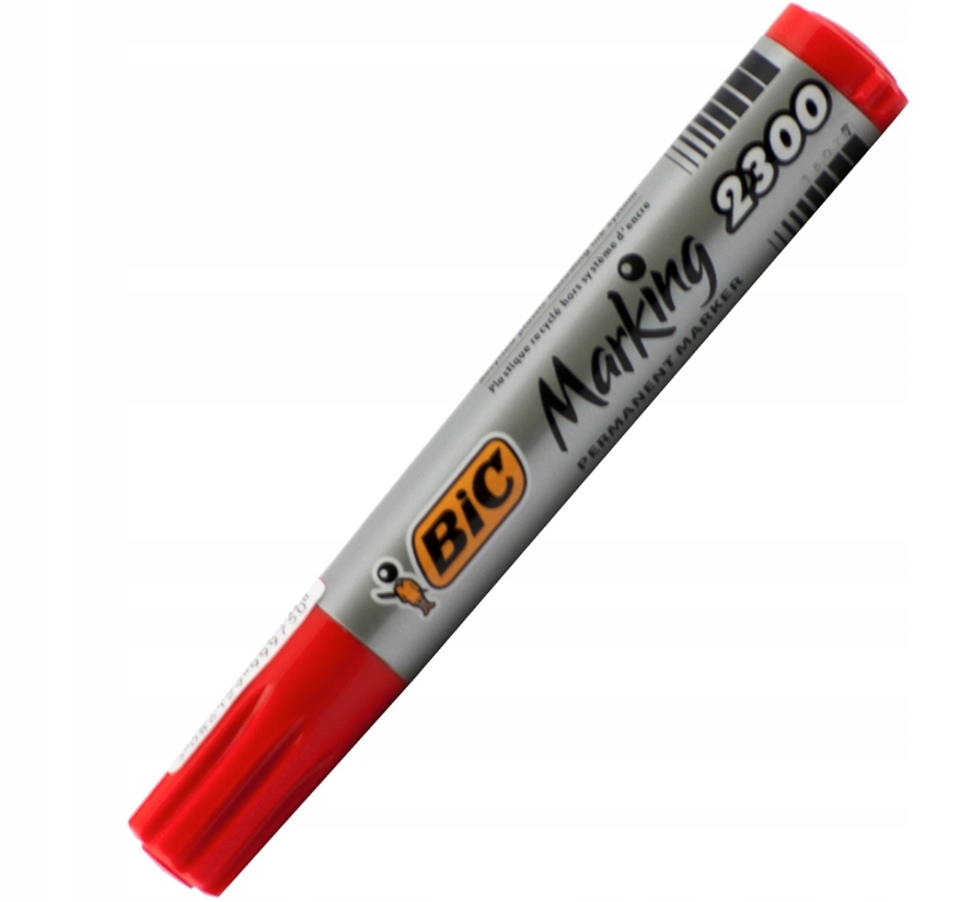 

Marker Permanentny Bic 2300 Ścięta Czerwony