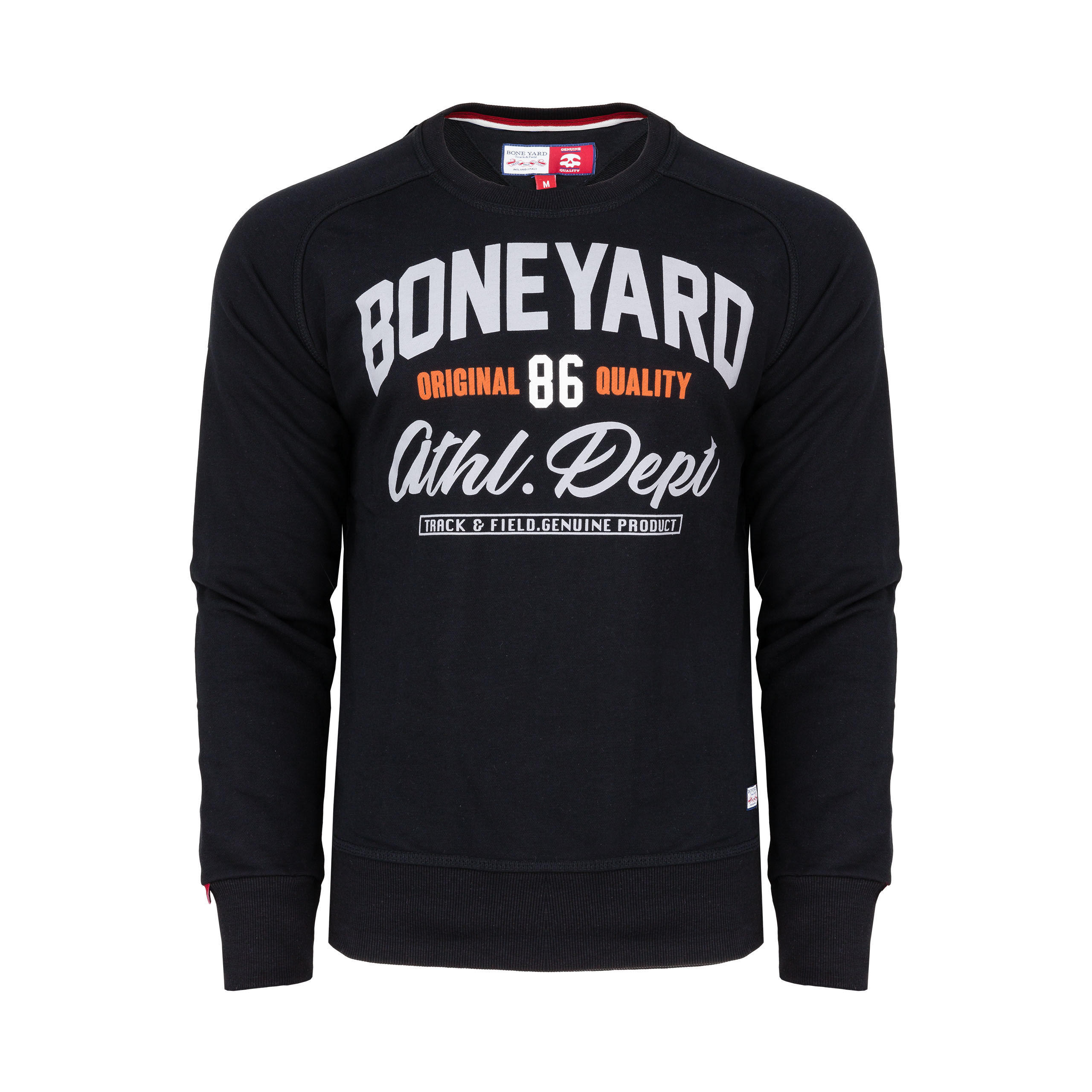 

Bone Yard bawełna Letnia bluza Athletic ________ M