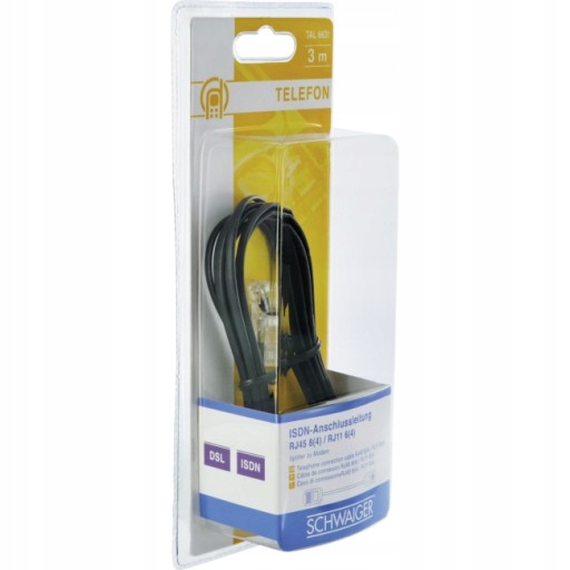 

Przewód Kabel Przejście RJ45 RJ11 3M Modem