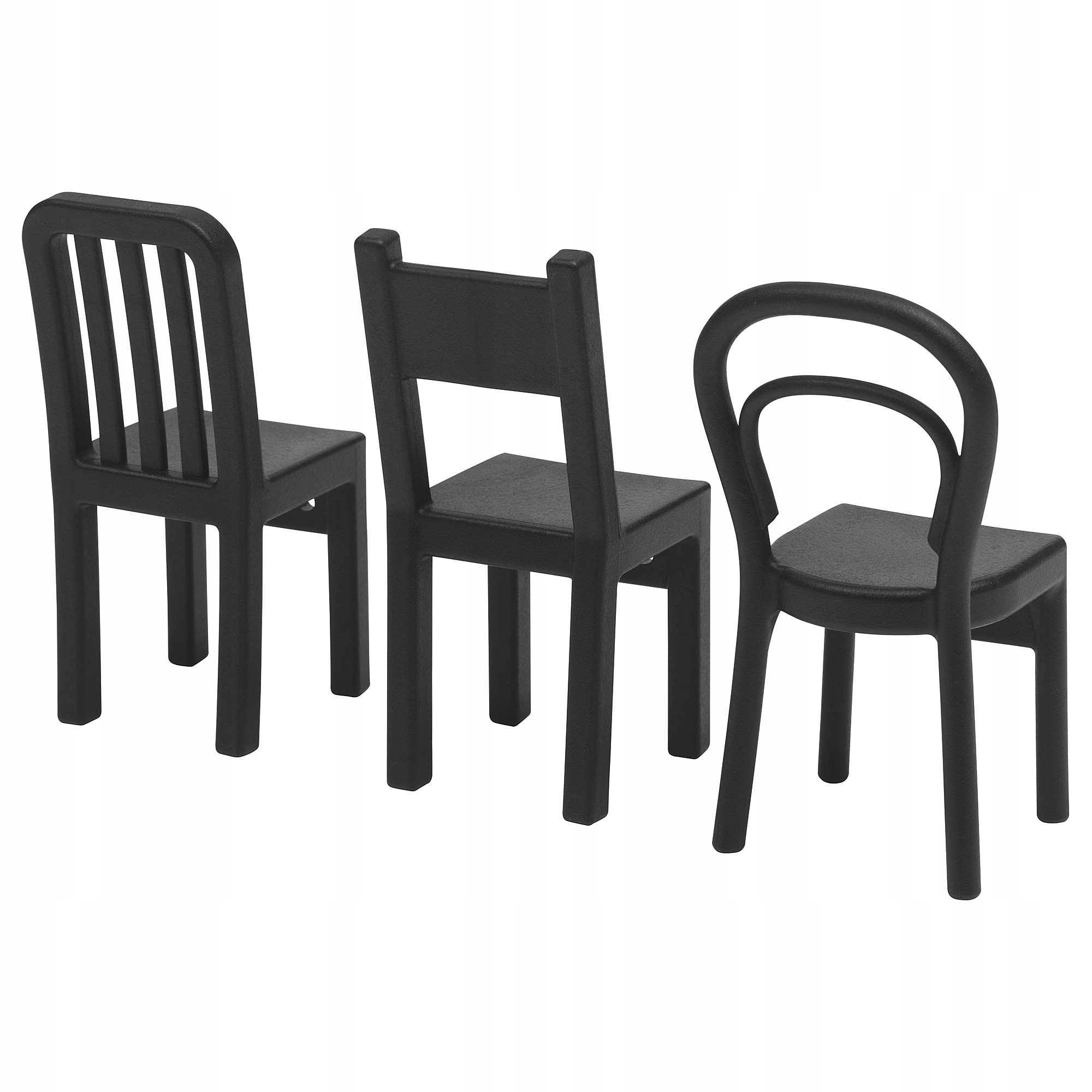 

Ikea Fjantig Hak wieszak czarny 3 szt. Krzesła