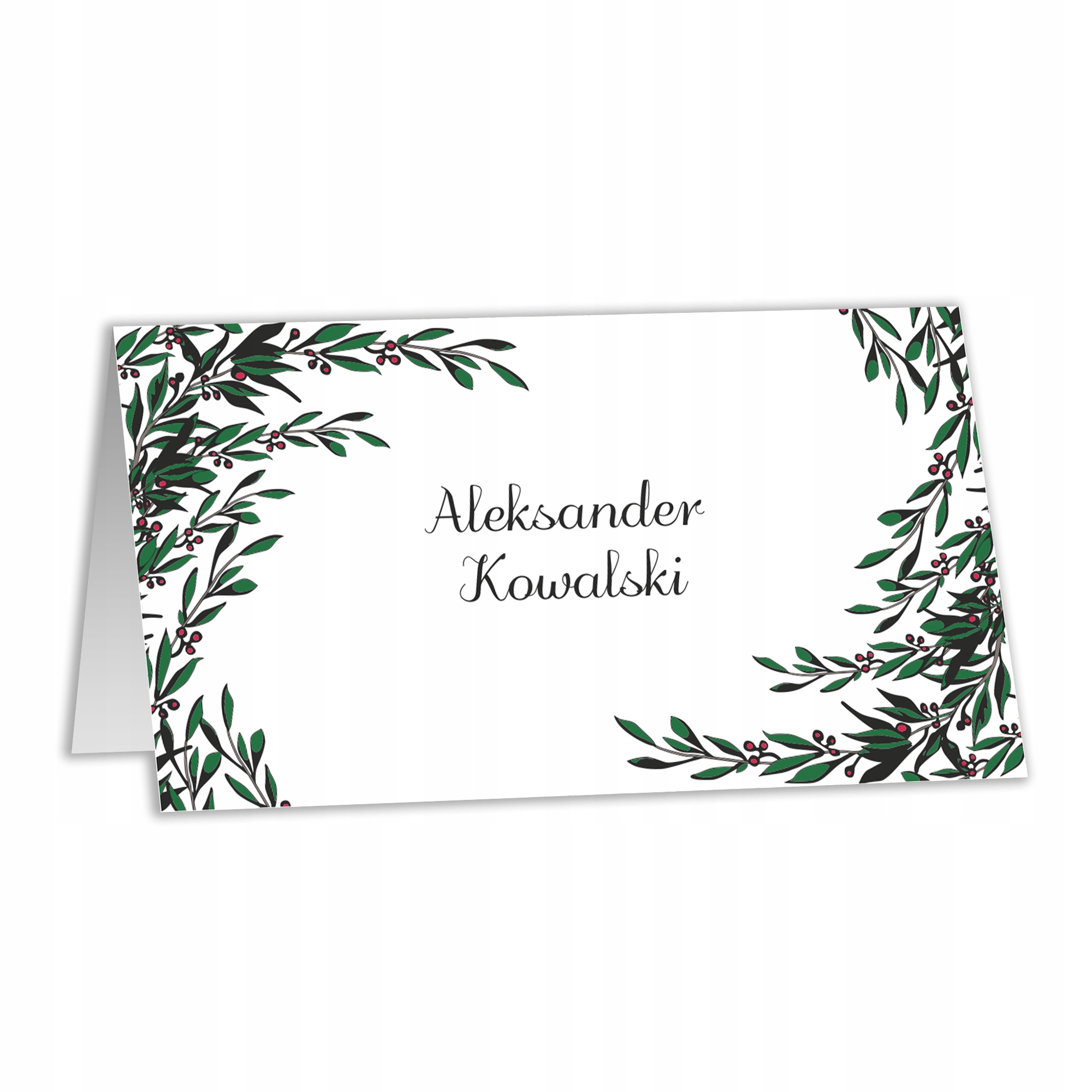 WINIETKI WIZYTÓWKI WESELNE NA STÓŁ rustykalne Marka inna