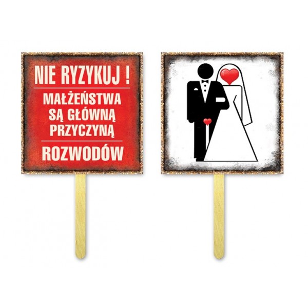 

Zabawne Ślubne Tabliczki do zdjęć Fotobudka - TL30