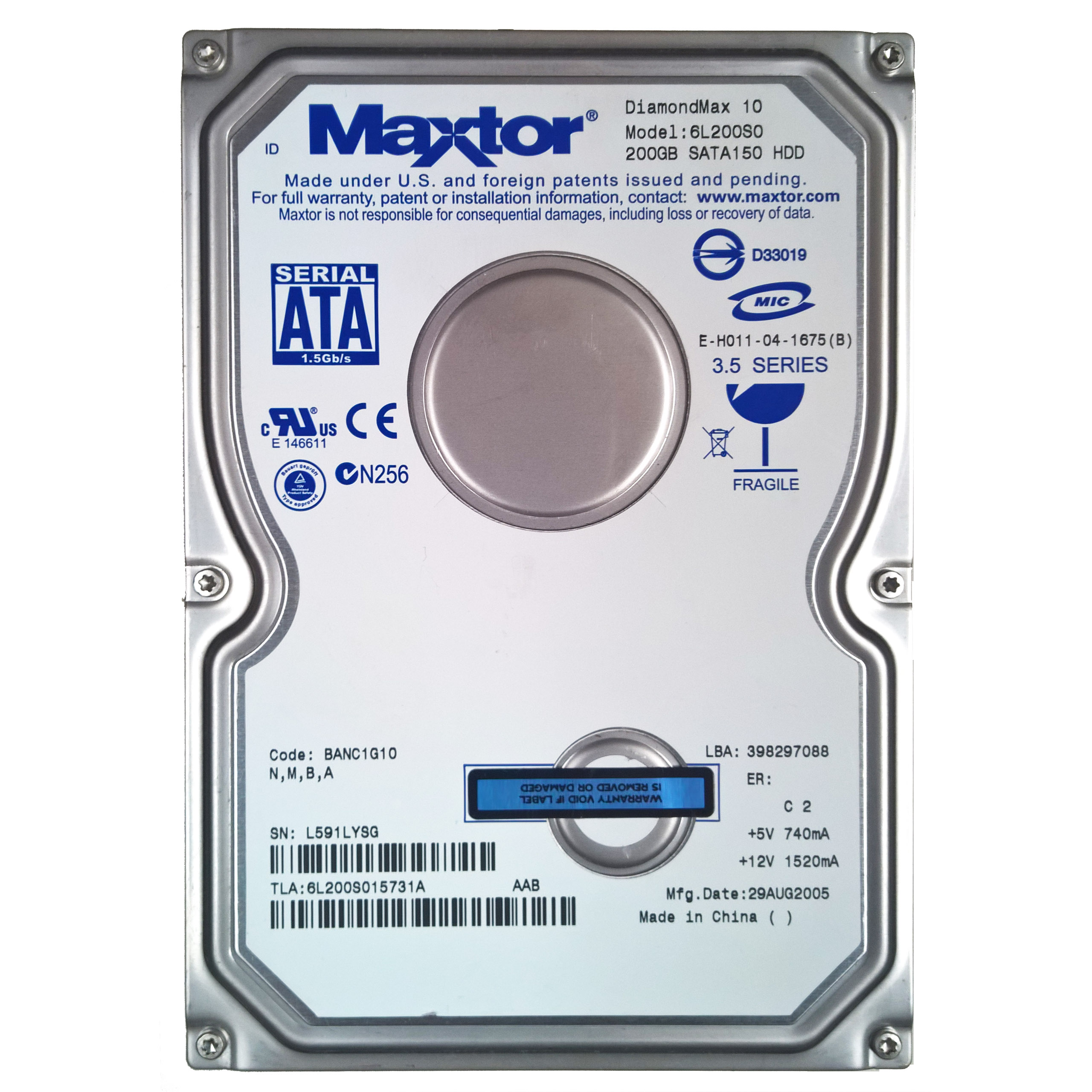 MAXTOR DMAX 10 | R4GLA GL15A | 100% OK TpL