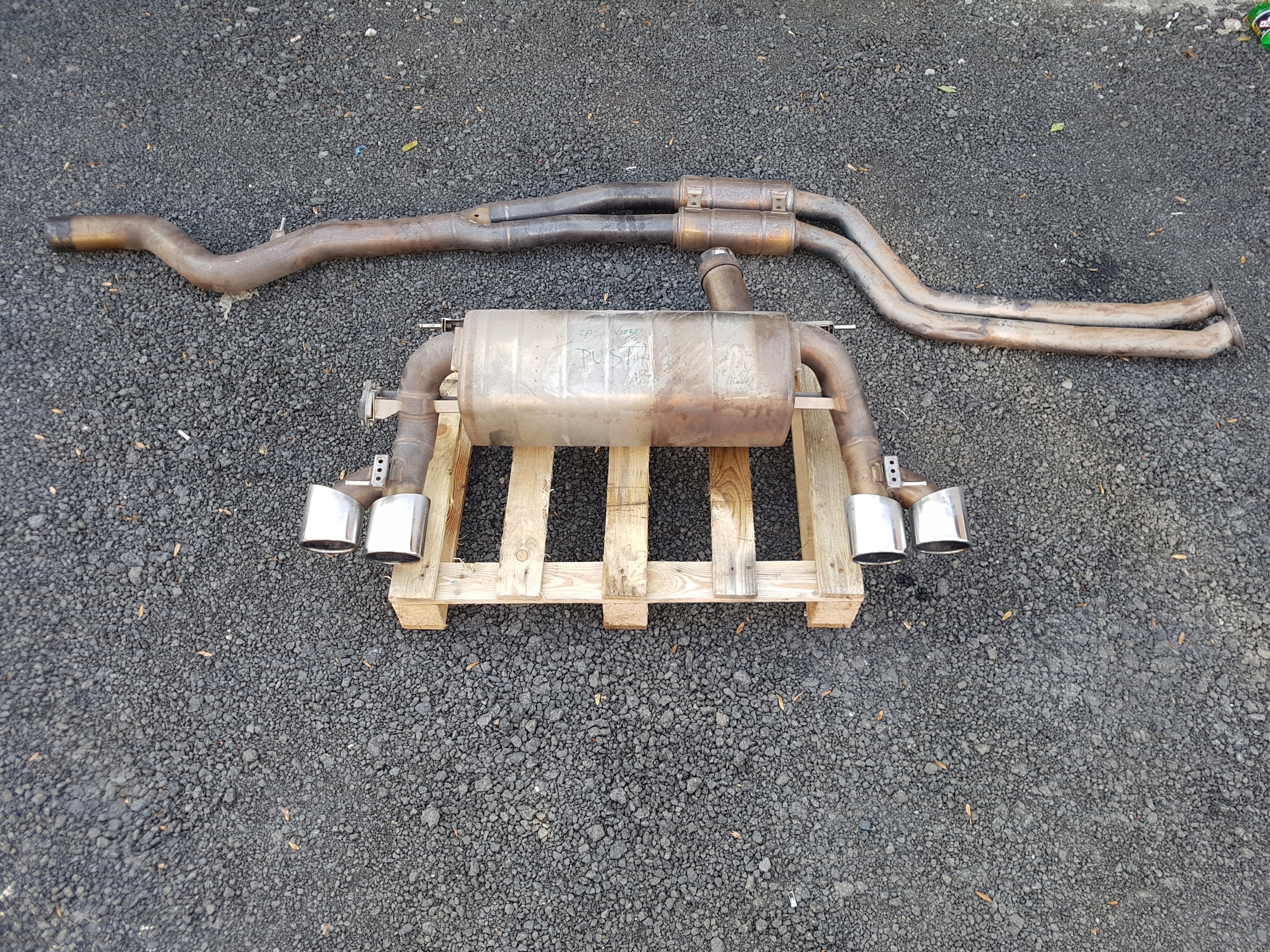 D3 - BMW F30 ALPINA B3 вихлоп AKRAPOVIC KPL оригінал