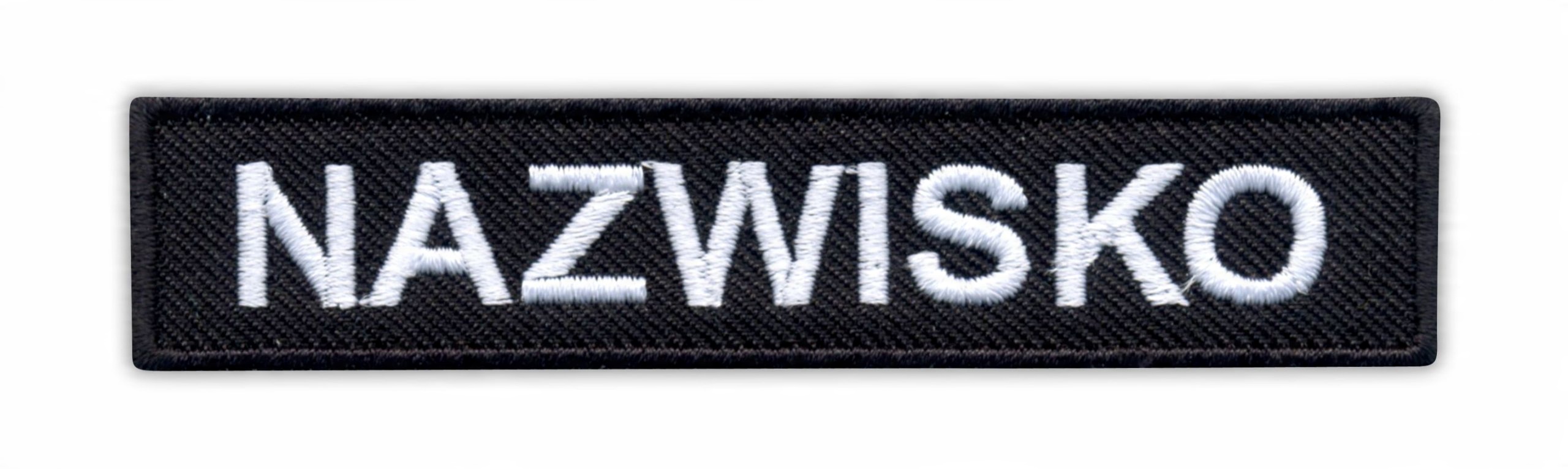 

Naszywka z Twoim tekstem 10cm x 2,2 cm Haft