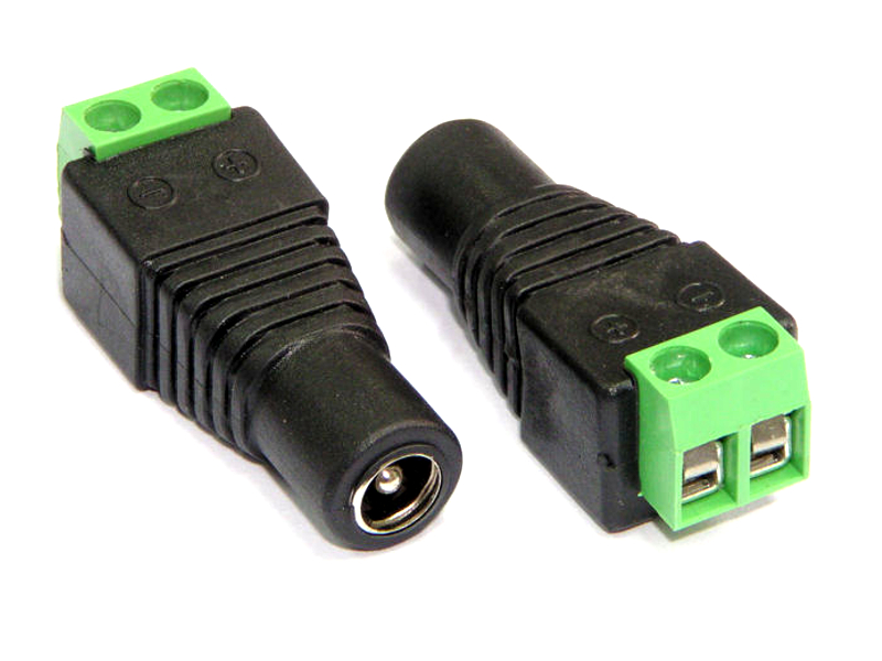 Szybkozłącze gniazdo DC 2.1/5.5 monitoring