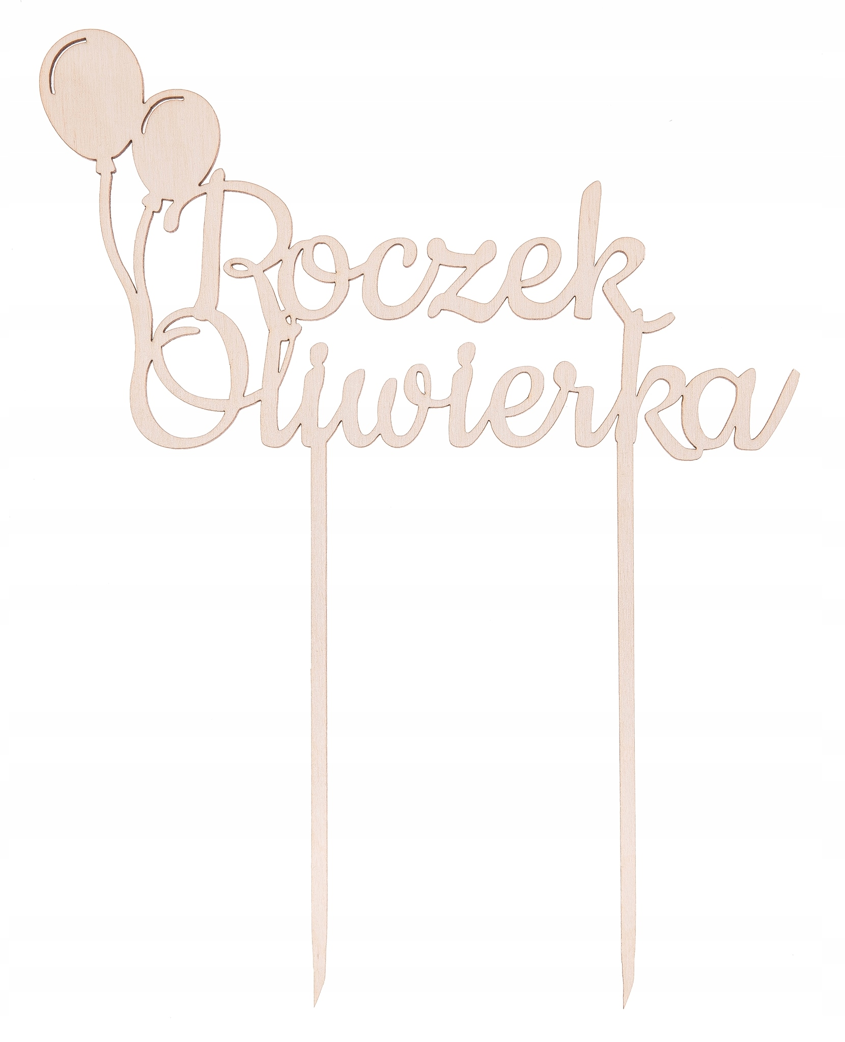 

Napis Roczek Imię balony Topper urodziny Ozdoba
