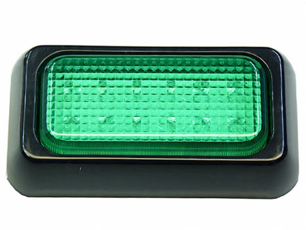 

Lampa 12 Led sygnalizacyjna Zielona 12V 24V 10x6cm