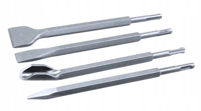 

Zestaw 4 Dłut Sds Plus Falon Tech 250 mm Dłuta