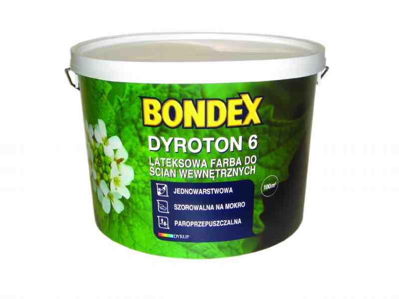 

Farba BondeX Dyroton 6 Lateksowa 4,23l