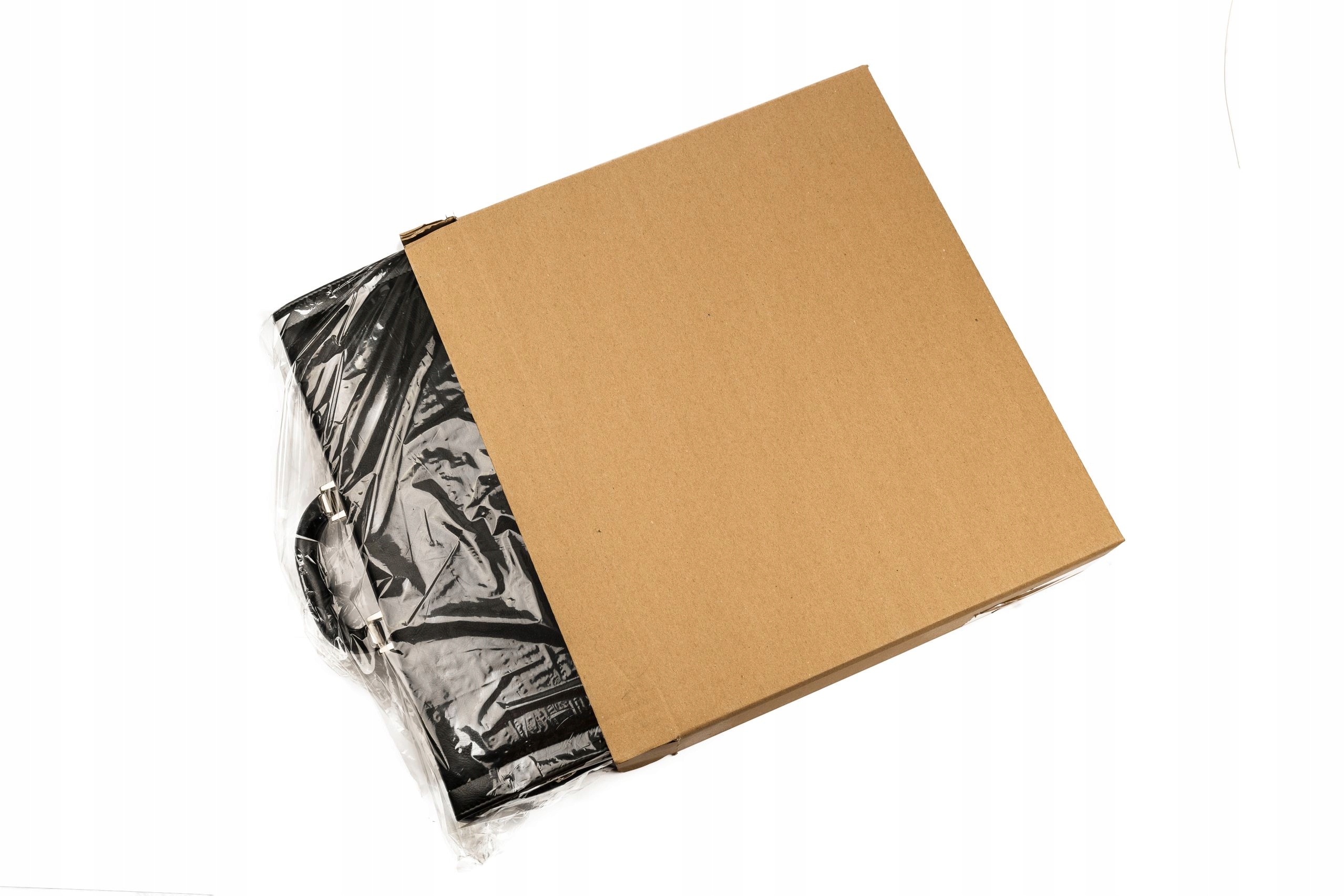 Teczka Aktówka męska duża skórzana T03 czekolada Model T03