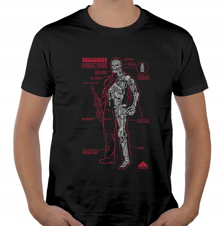 

Koszulka Terminator arnold robot T800 L