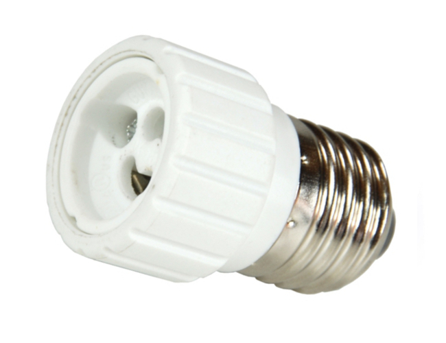 Adapter przejściówka E27 na GU10 ceramiczny (Adapter E27GU10) • Cena