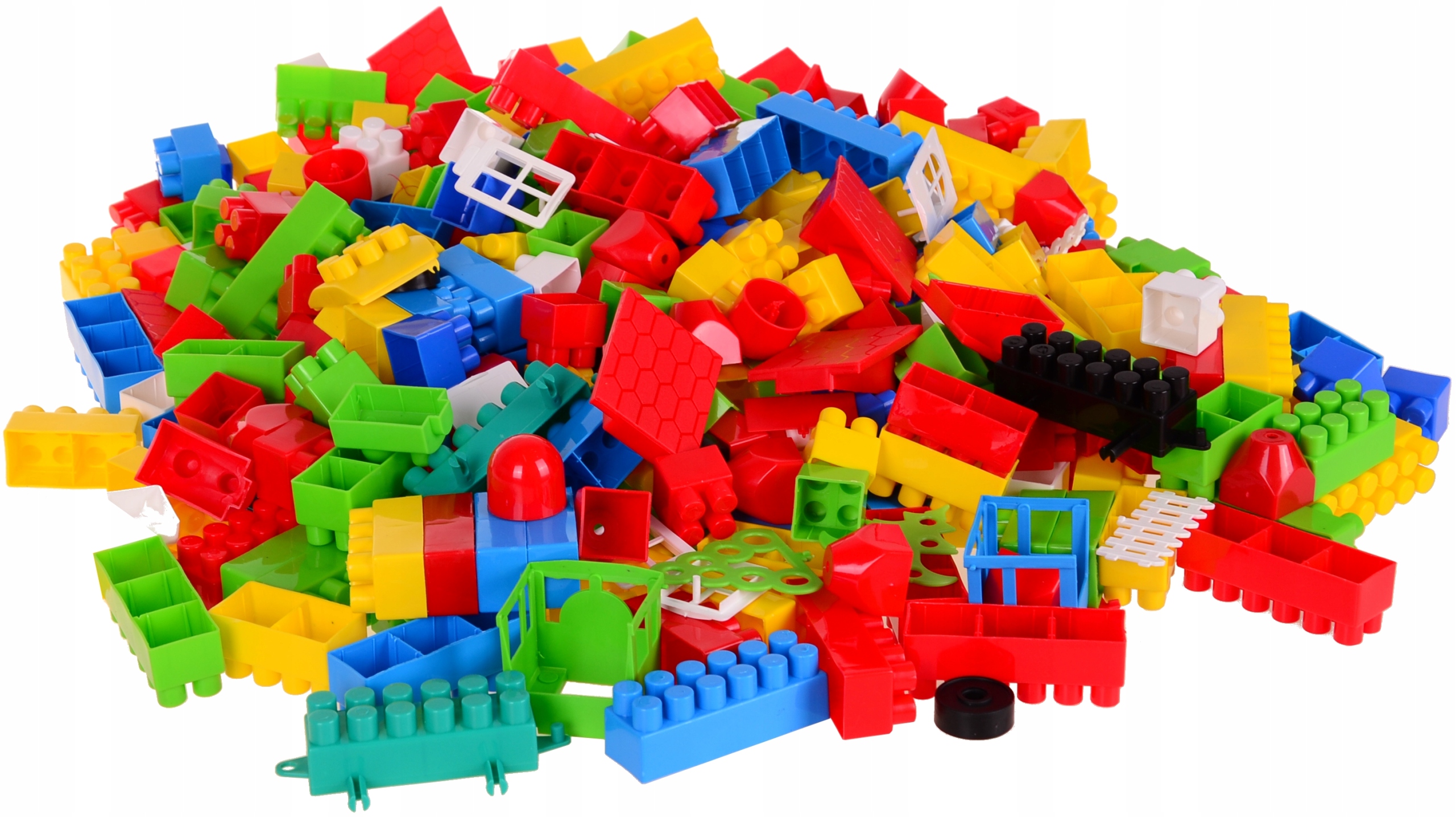 Klocki konstrukcyjne K2 BAJA 500 ele WOREK 2kolory Liczba elementów 500 szt.