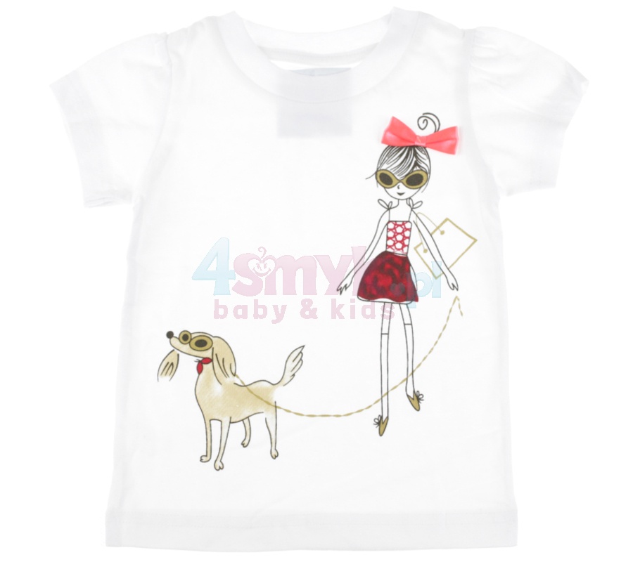 

T-shirt dziewczęcy z krótkim rękawem 86 / 18 M