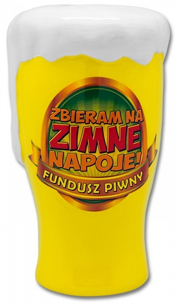 

Skarbonka Piwo zbieram na zimne napoje
