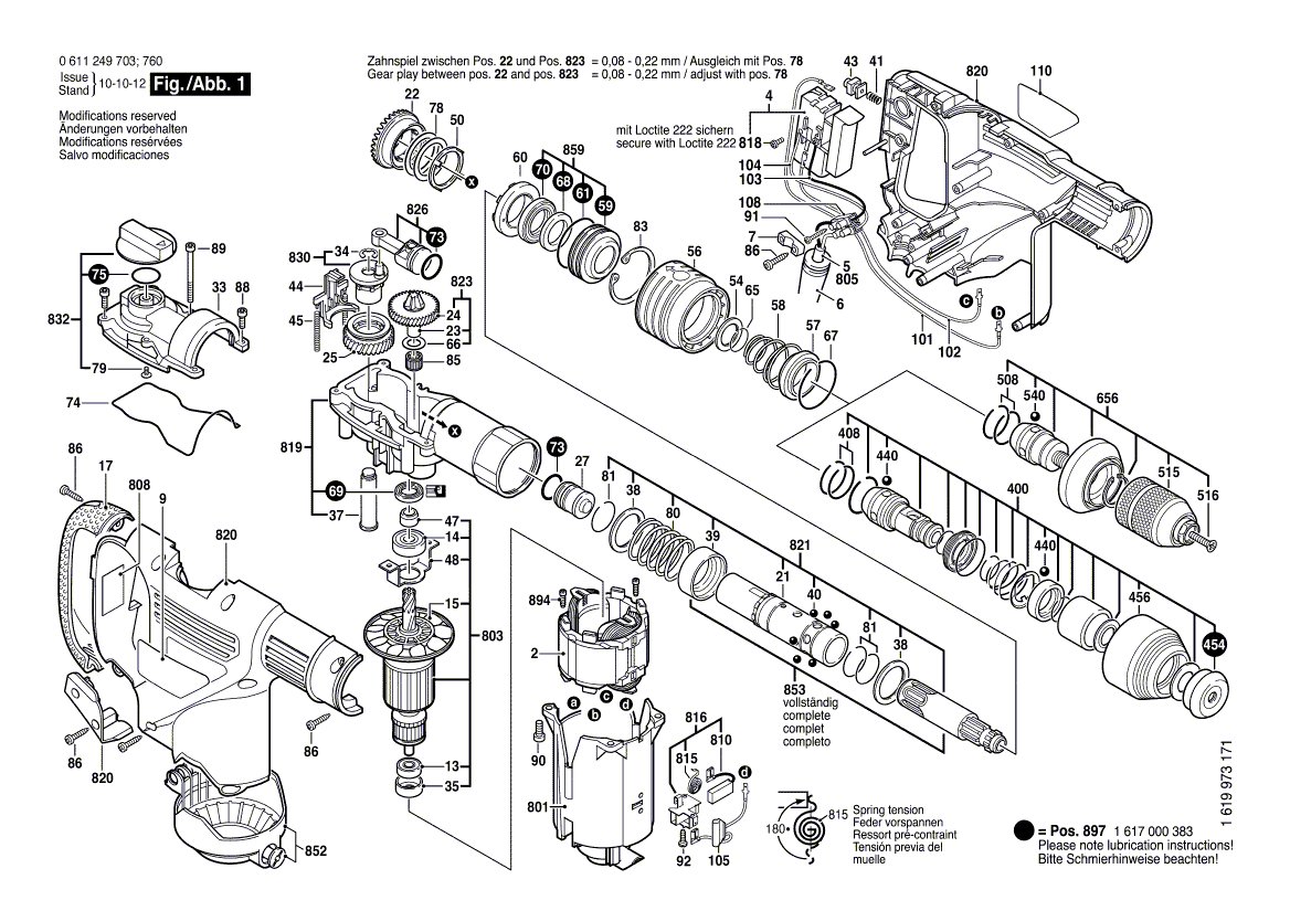 Bosch gbh 2 26 dre схема