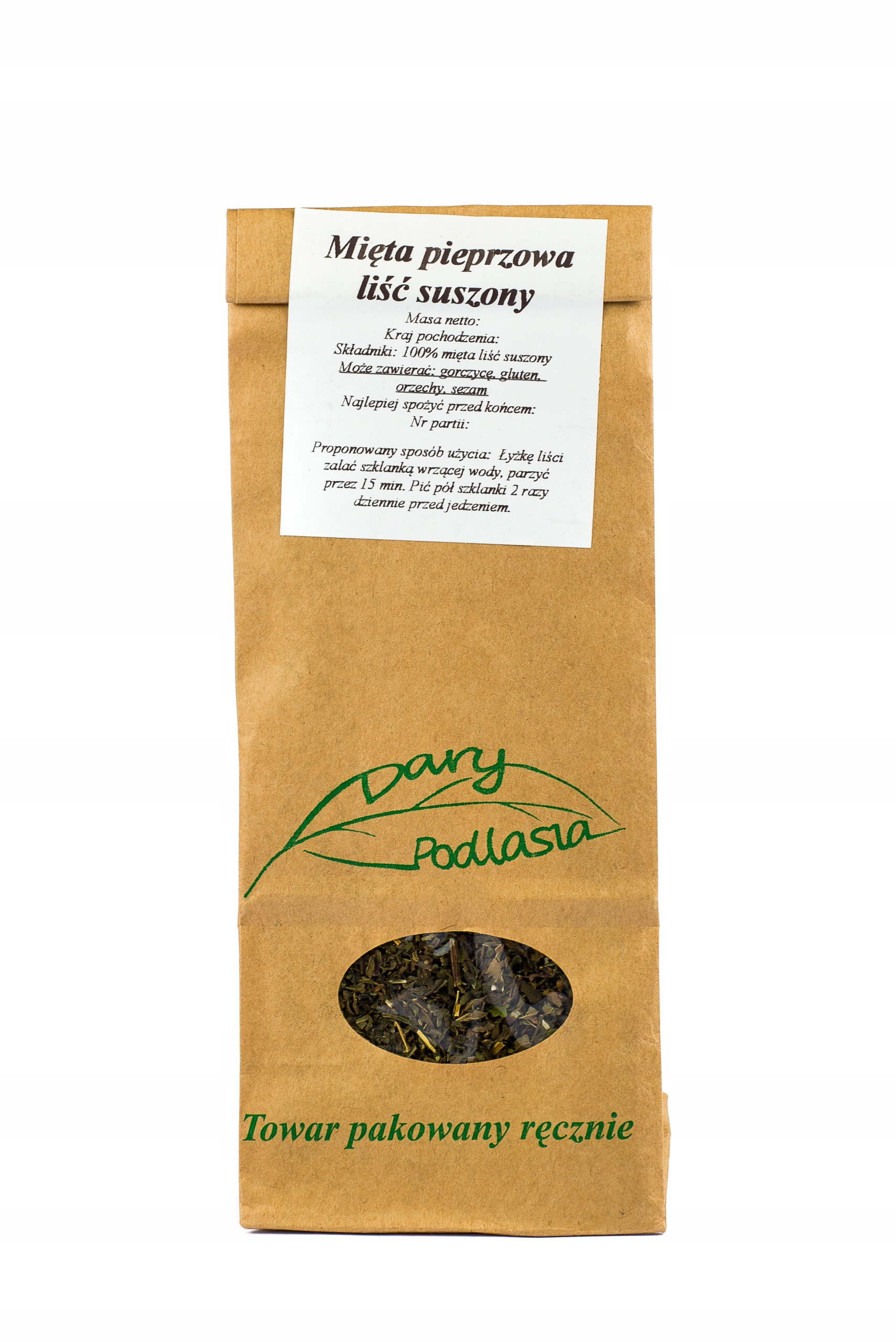 

Mięta liść mięty Zioła 50g Dary Podlasia