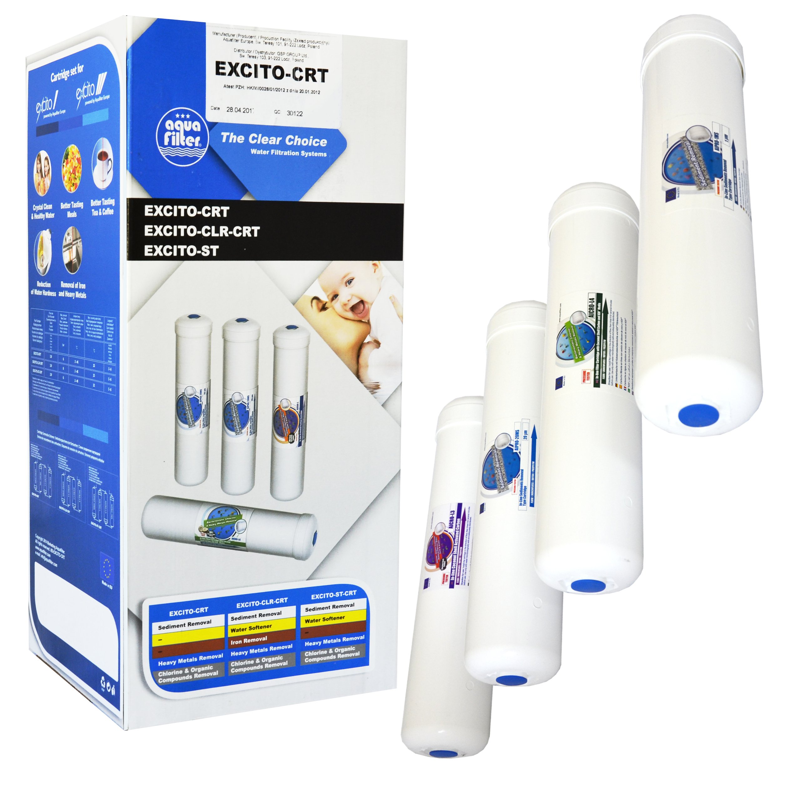 

Excito-crt Aquafilter Zestaw Wkładów Filtr Excito