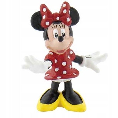 

Myszka Minnie 5cm czerwona sukienka Bullyland