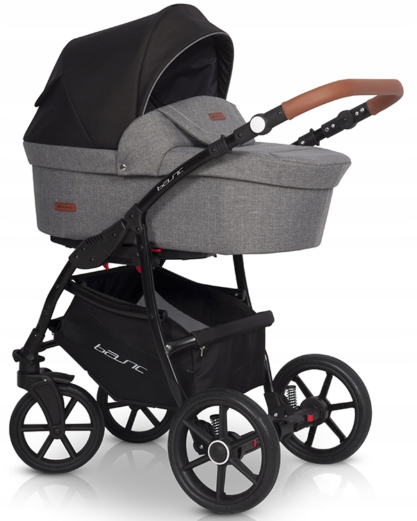 WÓZEK RIKO BASIC 2 KOLORY 2W1 DODATKI Liczba kół 4