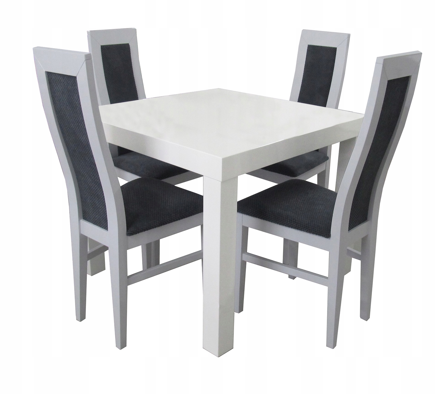 Stół biały matowy 120x80 + 2x50 do 220 lub 140x80 Kolekcja mat