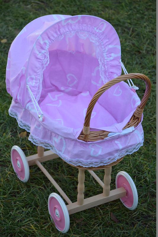 Wiklinowy wózek dla lalek wozek wózki 16 kolorów Wiek dziecka 12 m +