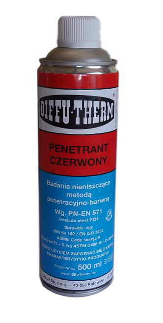 Penetrant do badania spoin DIFFU-THERM 500ml