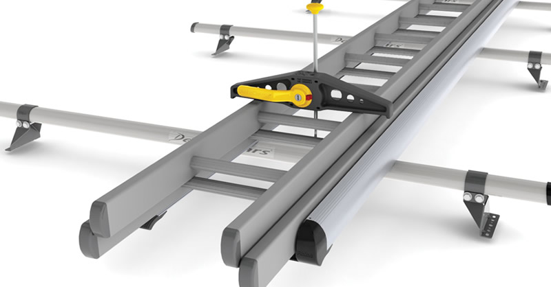 UNIWERSALNY UCHWYT NA BAGAZNIK DO KAZDEJ DRABINY Model RAS