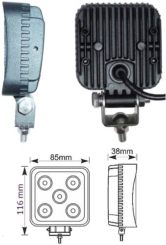 Lampa Robocza LED diodowa Halogen Szperacz 12 24 V Producent części Inny