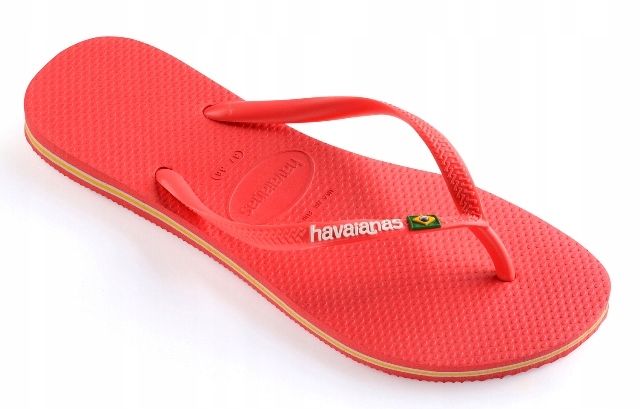 

Havaianas Slim Brasil Logo 35/36 czerwone japonki
