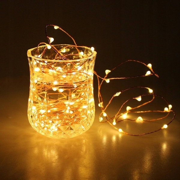 Lampki druciki 50 LED na baterie 5m białe ciepłe Marka zilner
