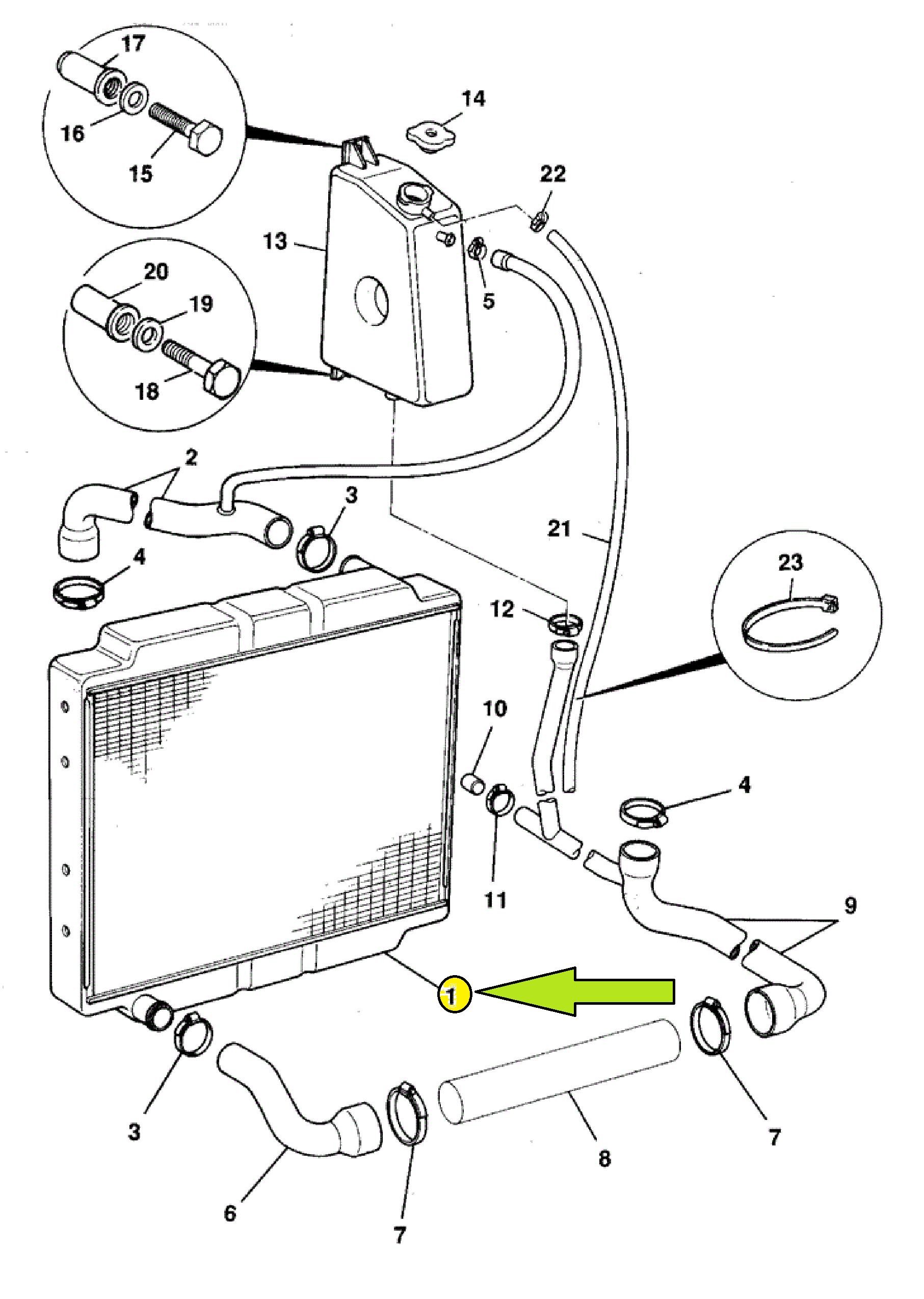 РАДИАТОР JCB 3CX 30/912000 UNIMOT