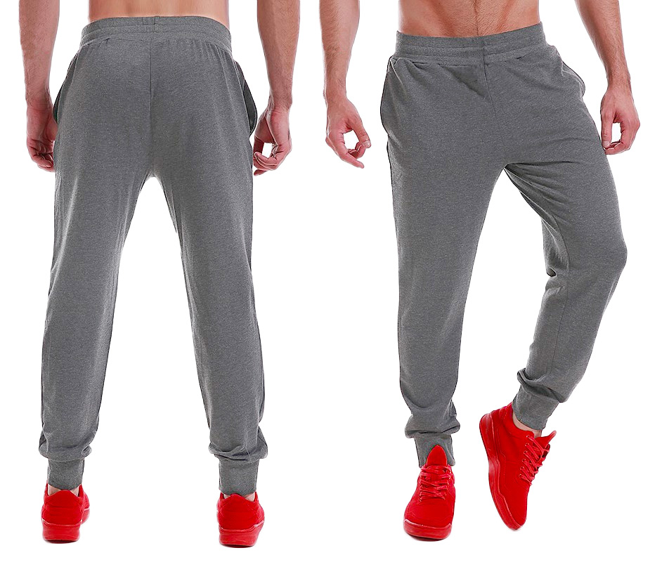 

Duże Spodnie Dresowe Męskie Dresy 4368 6XL Grafit
