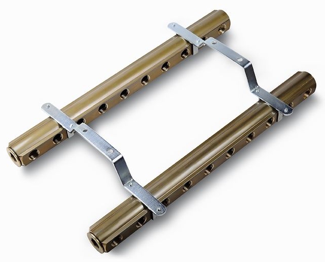 ROZDZIELACZ 8 SZAFKA ZAWORKI PEX ODPOWIETRZ. Liczba obwodów 8