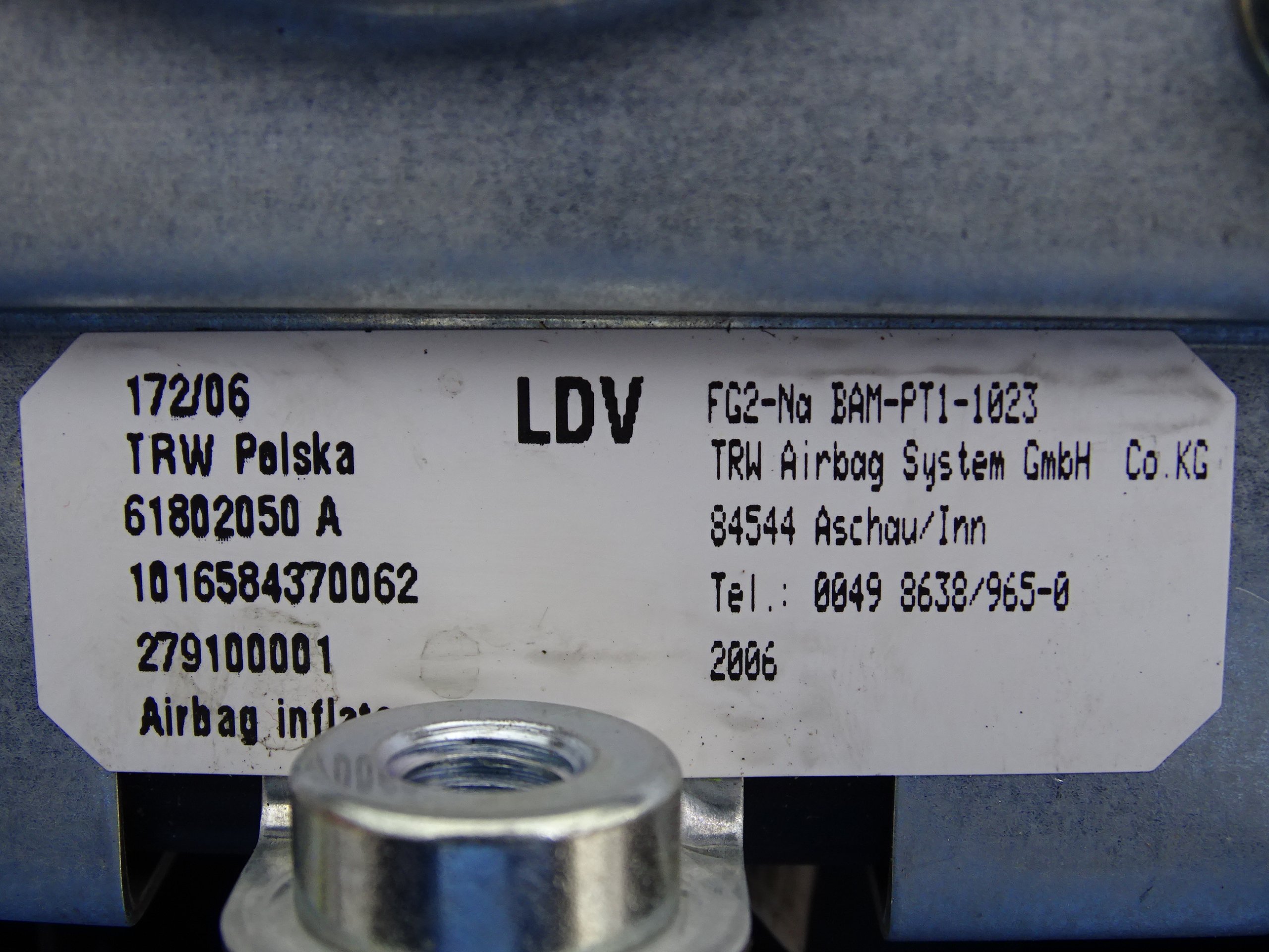 LDV MAXUS @ PODUSZKA AIRBAG KIEROWCY Producent części LDV OE