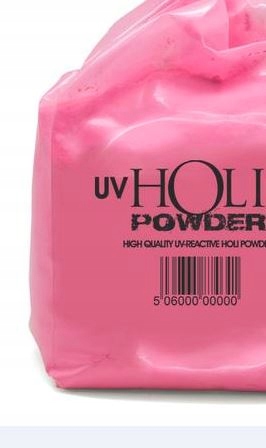 

Kolorowy proszek Holi 100g Neon Uv Różowy pink