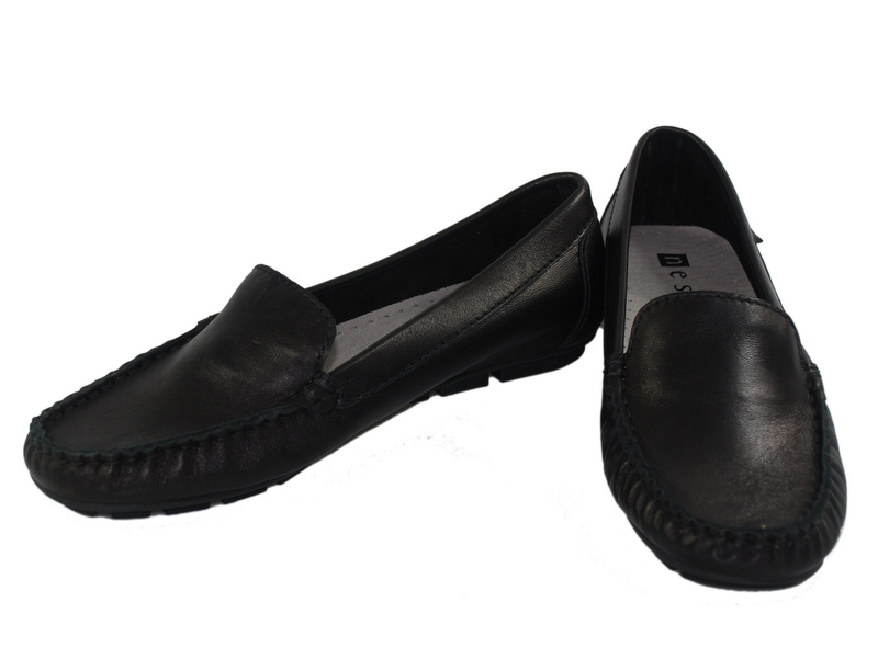 Nessi 17130 mokasyny czarne skóra lico 42 Model 17130 czarny 3