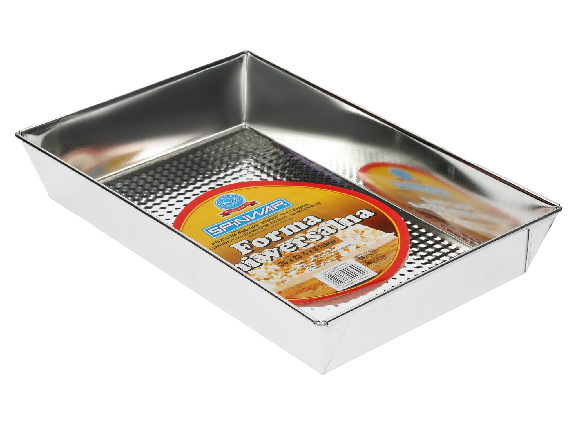 

Forma Do Pieczenia Ciast Mięs 36x28x6CM Fakturowan